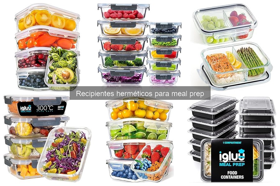Descubre el precio promedio de recipientes herméticos para meal prep