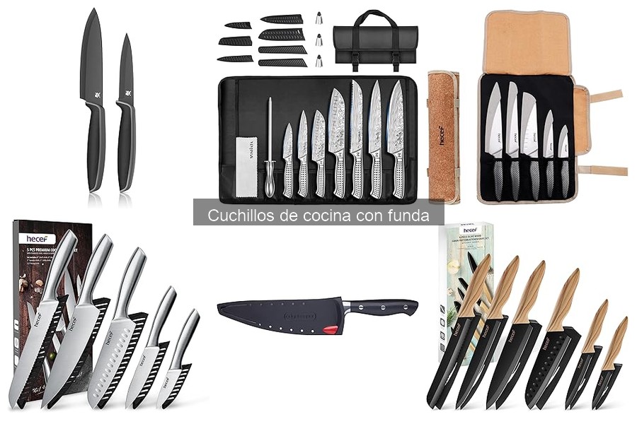 Descubre los Mejores Tipos de Cuchillos de Cocina con Funda