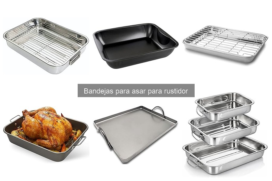 Diferencias entre bandejas de metal y vidrio para asar