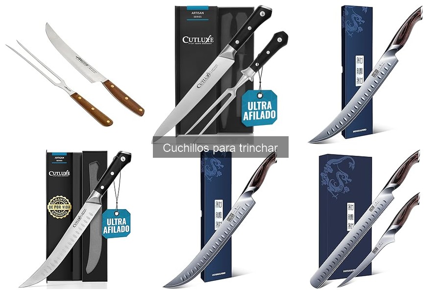 Diferencias entre cuchillos para trinchar y otros cuchillos
