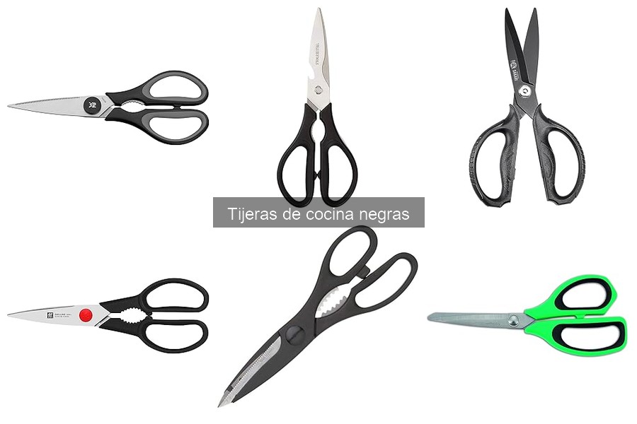 Diferencias entre Tijeras de Cocina Negras y Tijeras para Hierbas
