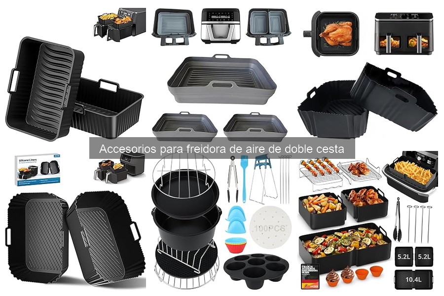 Dónde comprar accesorios para freidora de aire de doble cesta