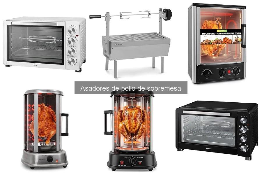 Dónde comprar asadores de pollo de sobremesa: mejores opciones