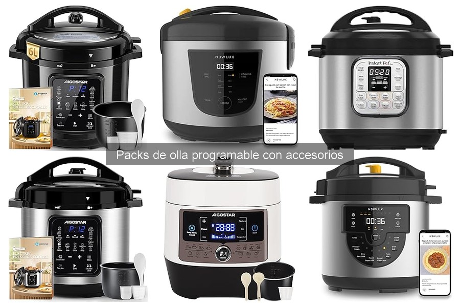 Dónde comprar packs de olla programable con accesorios baratos
