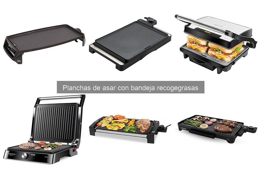 Dónde comprar planchas de asar con bandeja recogegrasas baratas