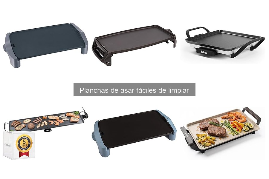 Dónde comprar planchas de asar fáciles de limpiar y ofertas
