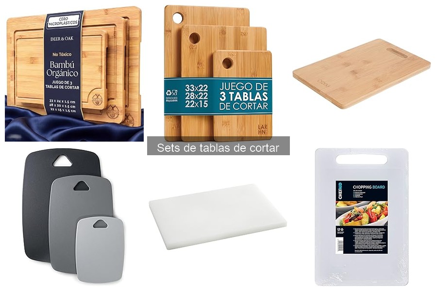 ¿Dónde comprar sets de tablas de cortar a buen precio?