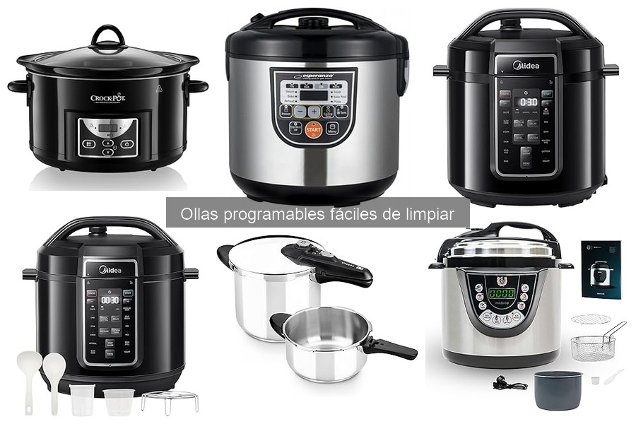 Encuentra Ollas Programables Fáciles de Limpiar con Descuentos