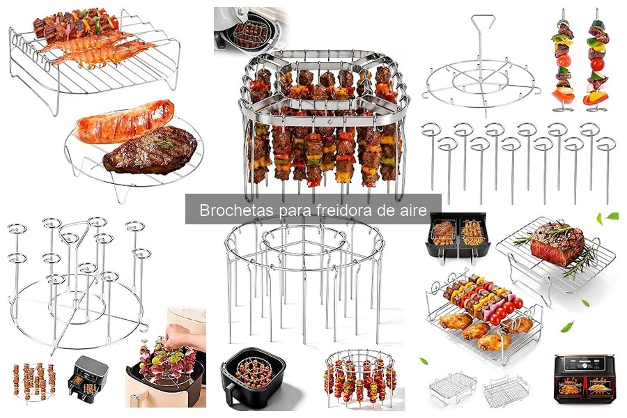 Errores comunes al usar brochetas en freidoras de aire