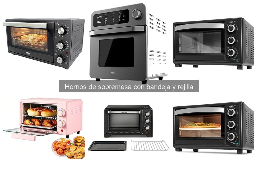 Errores comunes al usar hornos de sobremesa con bandeja y rejilla
