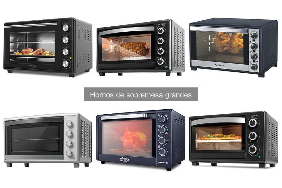 Errores comunes al usar hornos de sobremesa grandes