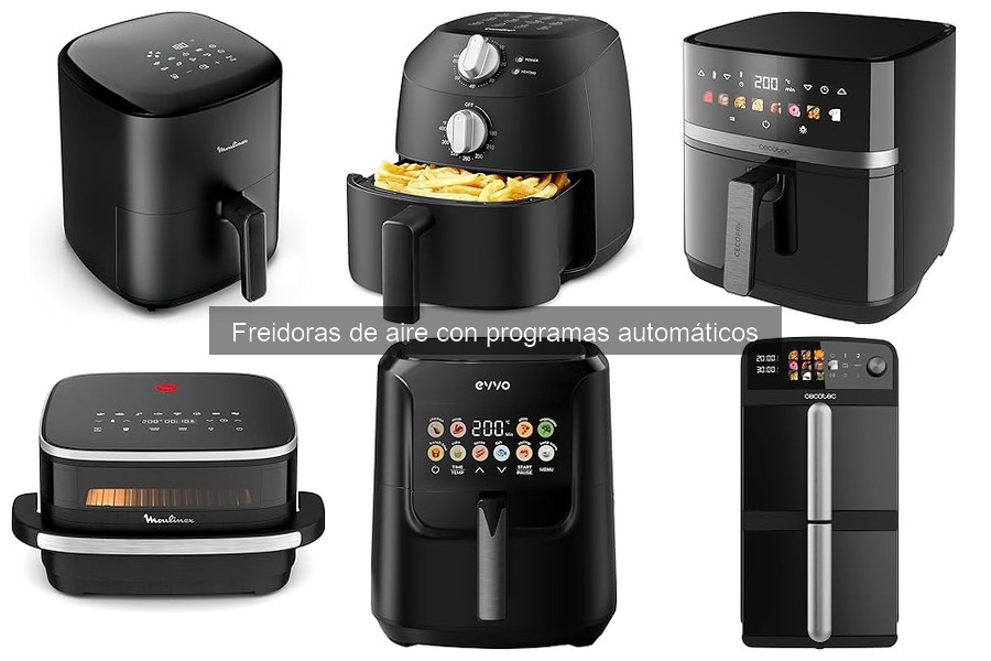 Errores comunes al usar programas automáticos en freidoras de aire
