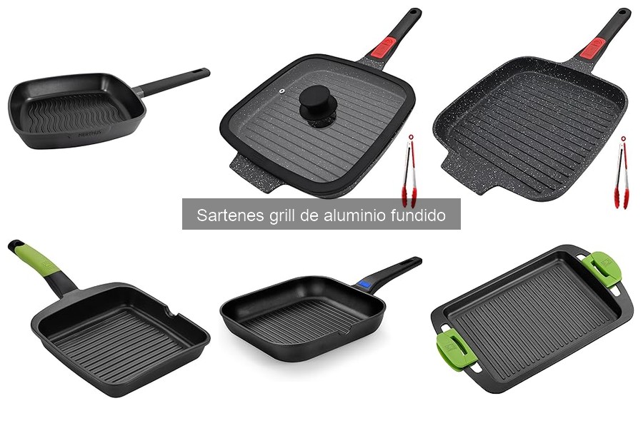 Errores comunes al usar sartenes grill de aluminio fundido