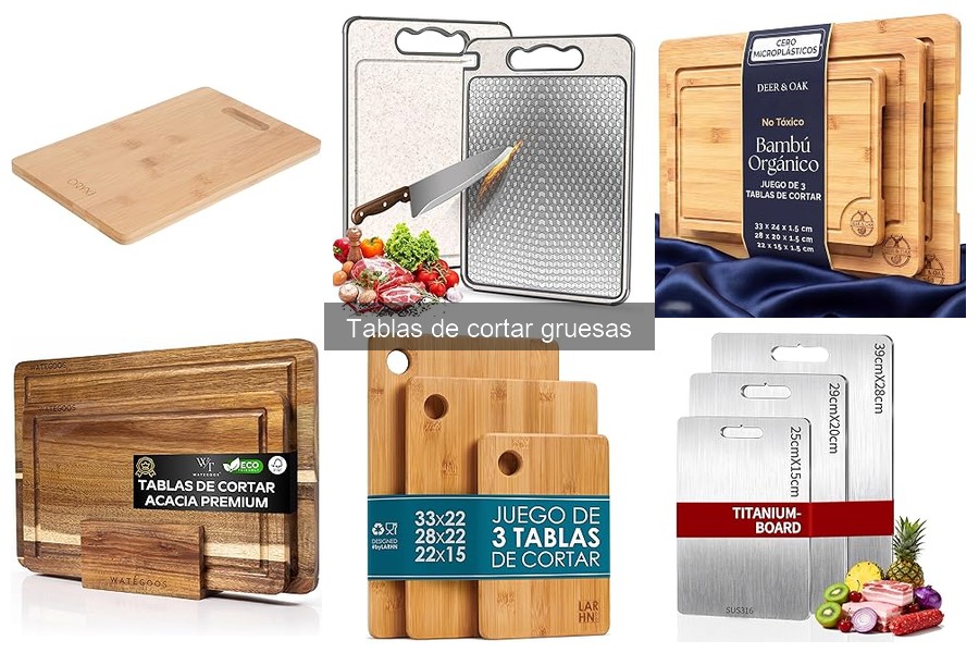 Errores comunes al usar tablas de cortar gruesas