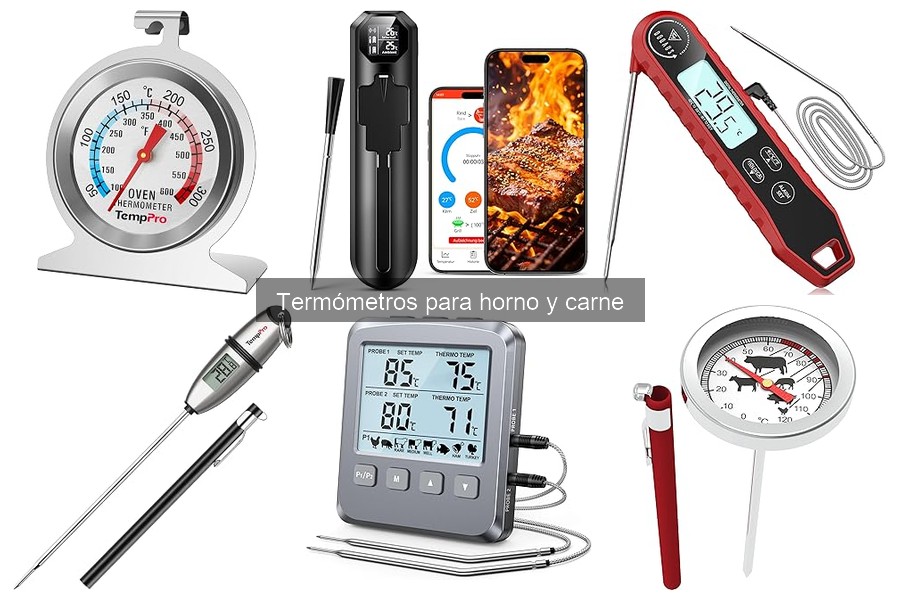 Errores comunes al usar termómetros para horno y carne