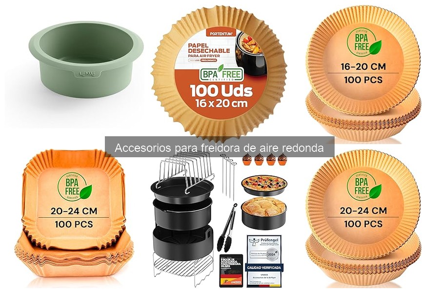 Errores comunes con accesorios para freidora de aire redonda
