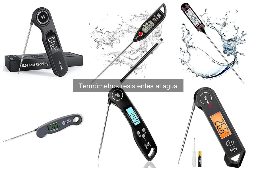 Errores comunes con termómetros resistentes al agua