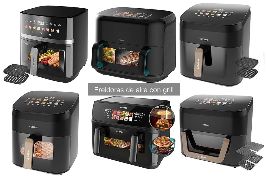 Funciones Adicionales de Freidoras de Aire con Grill