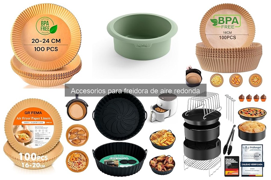 Guía completa para elegir accesorios de freidora de aire redonda