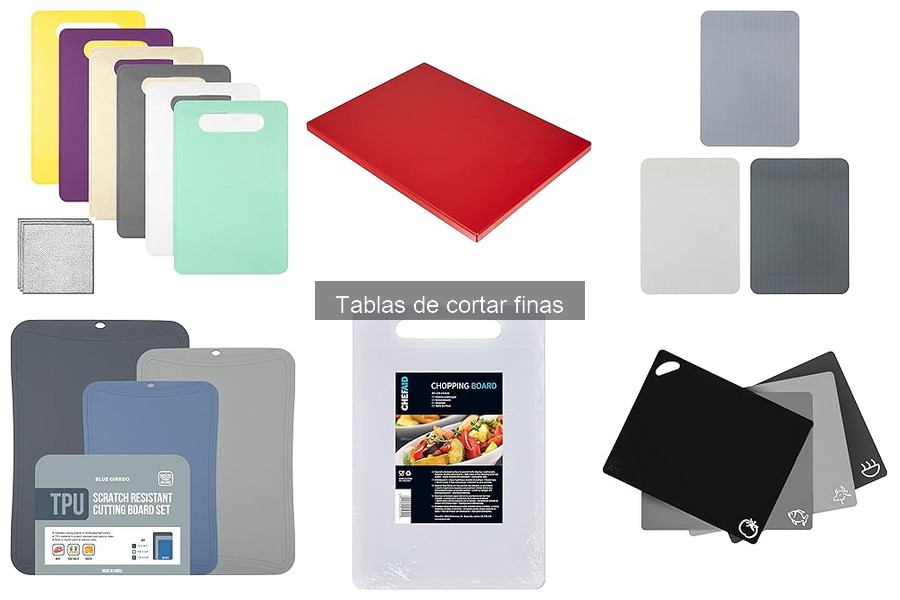Guía de compra de tablas de cortar finas y funcionales