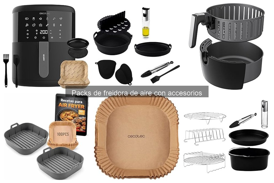 Guía de compra: Packs de freidora de aire con accesorios