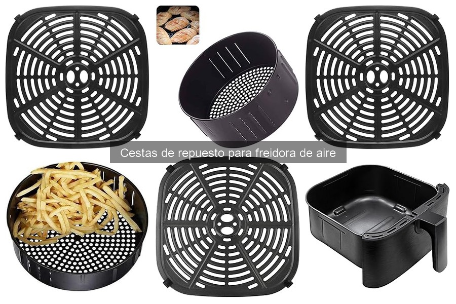 Guía de instalación de cestas de repuesto para freidoras de aire