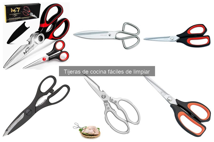 Guía de mantenimiento de tijeras de cocina fáciles de limpiar