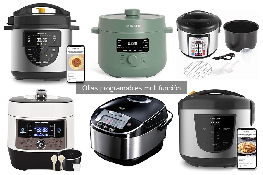 Guía de uso para ollas programables multifunción