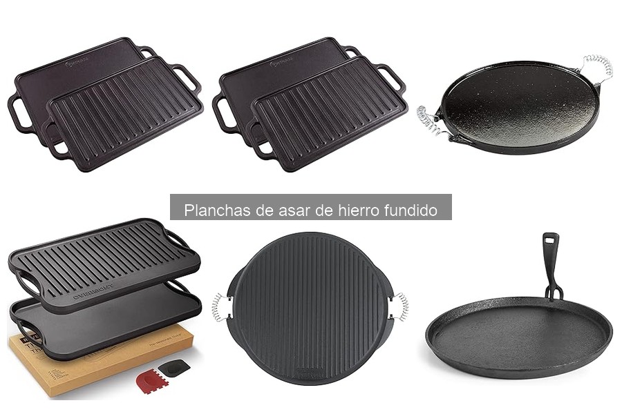 Guía para elegir la mejor plancha de asar de hierro fundido