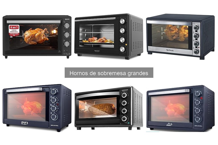 Guía para Elegir un Horno de Sobremesa Grande en 2023