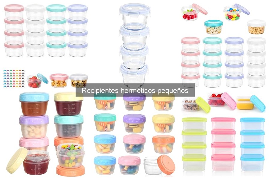 Guía para Escoger Recipientes Herméticos Pequeños