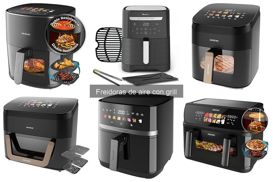 Las Freidoras de Aire con Grill Más Económicas para Cocinar