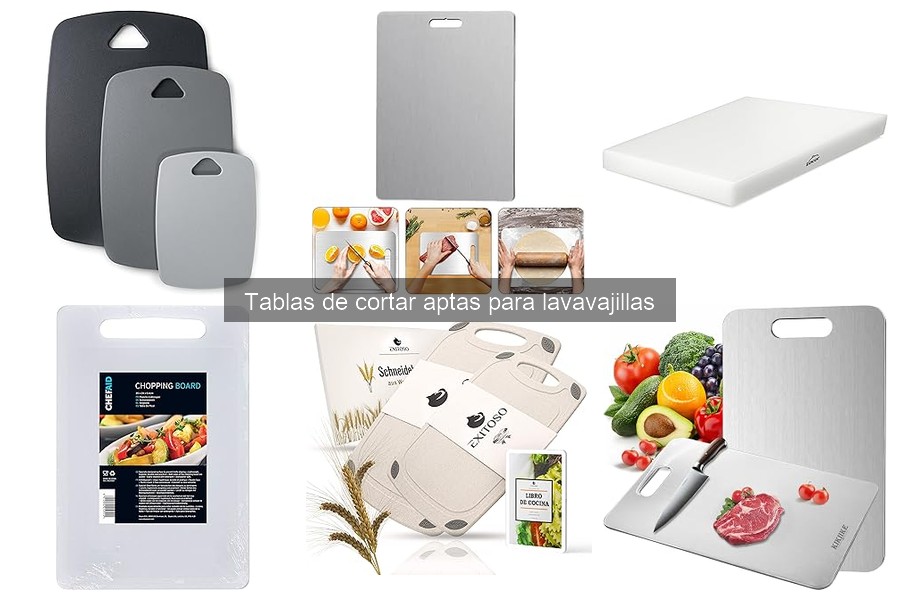 Mantenimiento de tablas de cortar aptas para lavavajillas