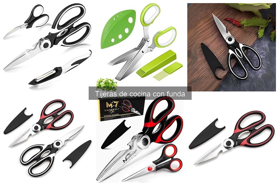 Mantenimiento de tijeras de cocina con funda: Guía práctica