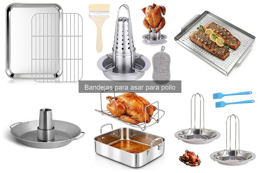 Mantenimiento y limpieza de bandejas para asar pollo