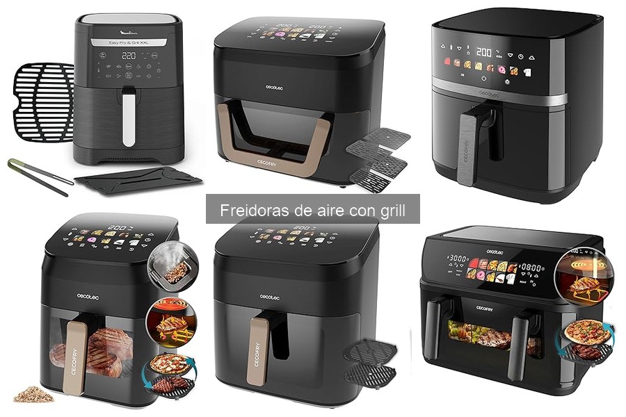 Mantenimiento y limpieza de freidoras de aire con grill