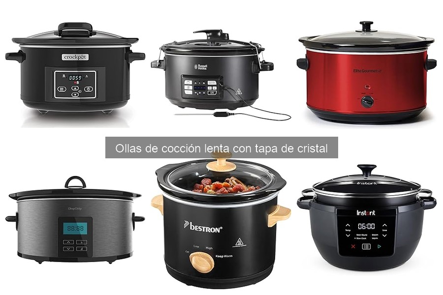 Mantenimiento y limpieza de ollas de cocción lenta con tapa de cristal