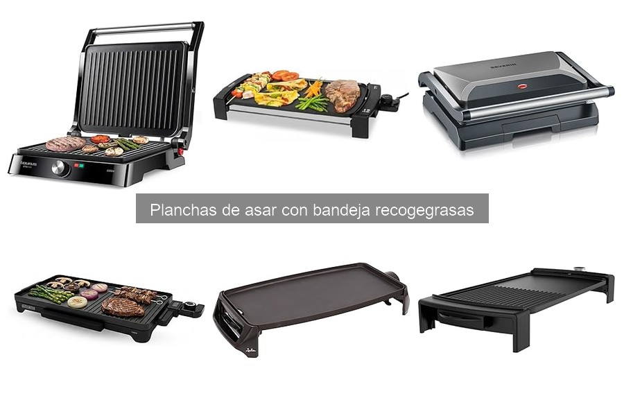 Mantenimiento y limpieza de planchas de asar con bandeja recogegrasas