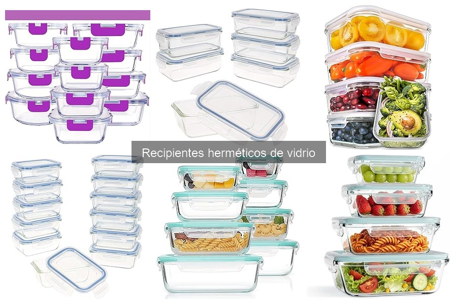 Mantenimiento y limpieza de recipientes herméticos de vidrio