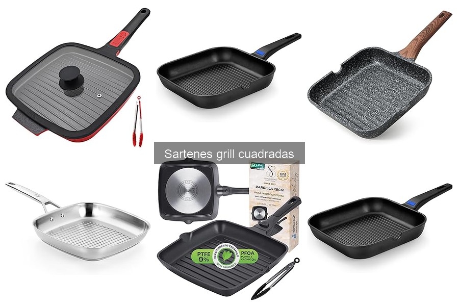 Mantenimiento y limpieza de sartenes grill cuadradas