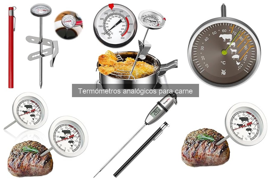 Mantenimiento y limpieza de termómetros analógicos de carne