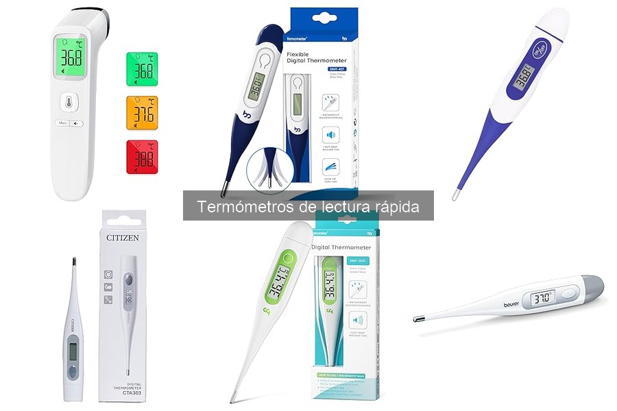Mantenimiento y limpieza de termómetros de lectura rápida