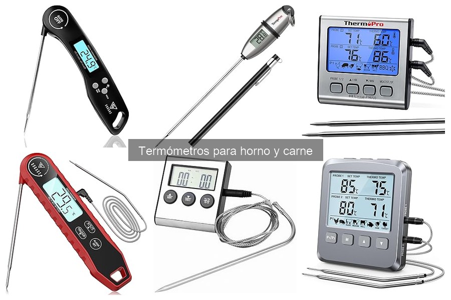 Mantenimiento y limpieza de termómetros para horno y carne