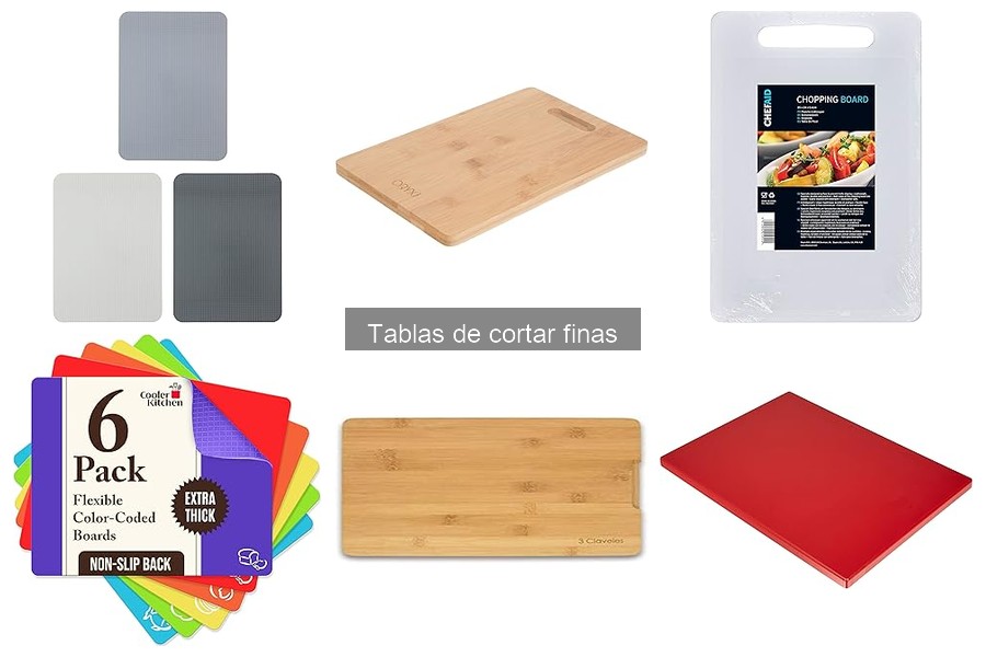 Mejor material para tablas de cortar finas: análisis y comparativa