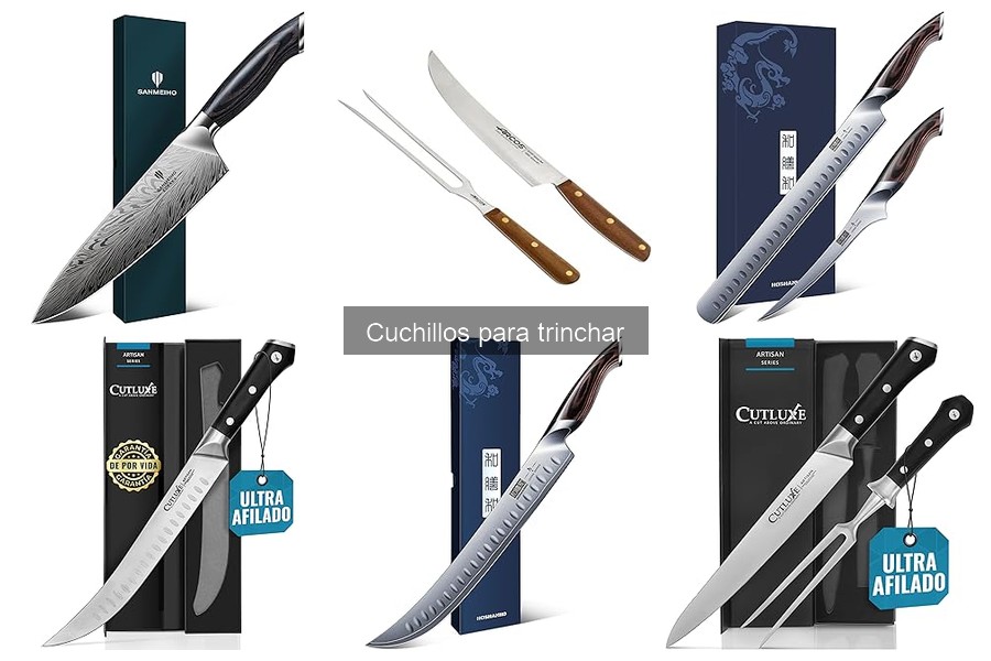 ** Mejora la Presentación de tus Platos con Cuchillos para Trinchar