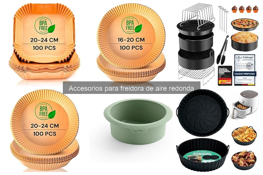 Mejores accesorios para freidora de aire redonda en 2023