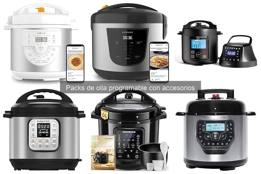 Mejores accesorios para tu olla programable: guía completa
