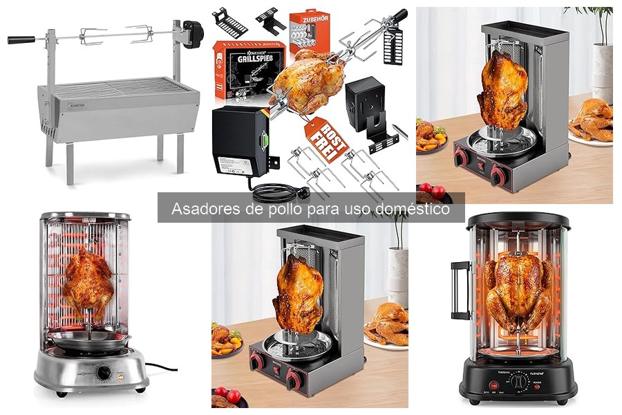 Mejores asadores de pollo para familias pequeñas