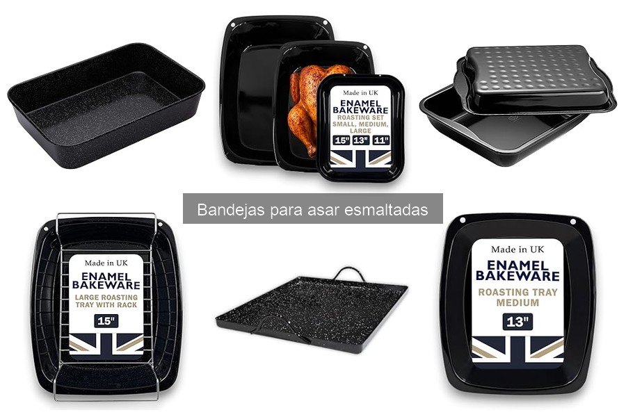 Mejores bandejas esmaltadas para asar: comparativa 2023