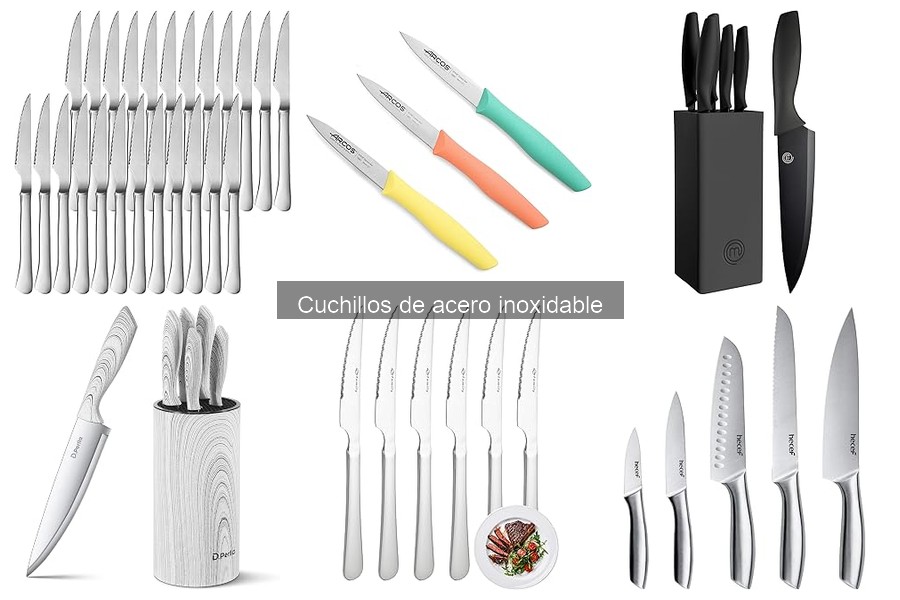Mejores cuchillos de acero inoxidable para chefs profesionales